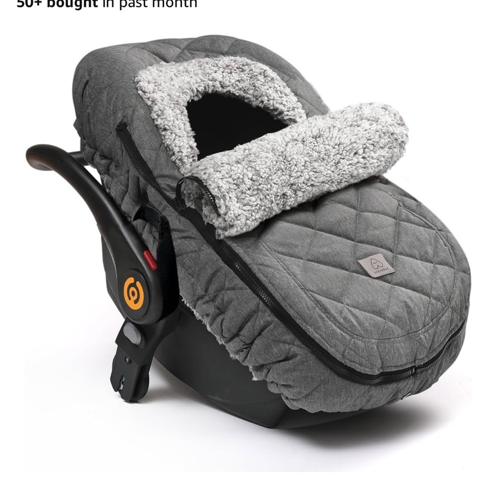 Acrabros infant Car Seat Fleece Cover